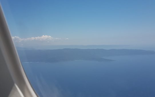 Arrivée sur l'ile